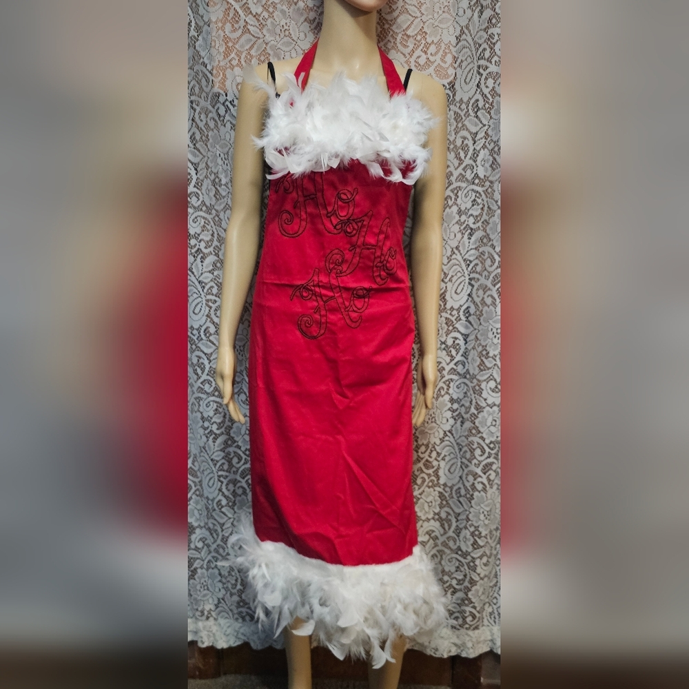 Sexy HO HO HO Christmas Apron OSFA